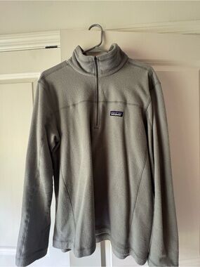 Patagonia Quarter-Zip Fleece Pullover - grey